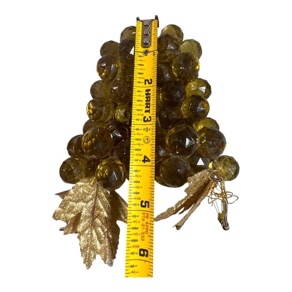 Large lot of Artificial Grape Cluster Fake Fruit Green Yellow Purple Lucite Set - Picture 2 of 9